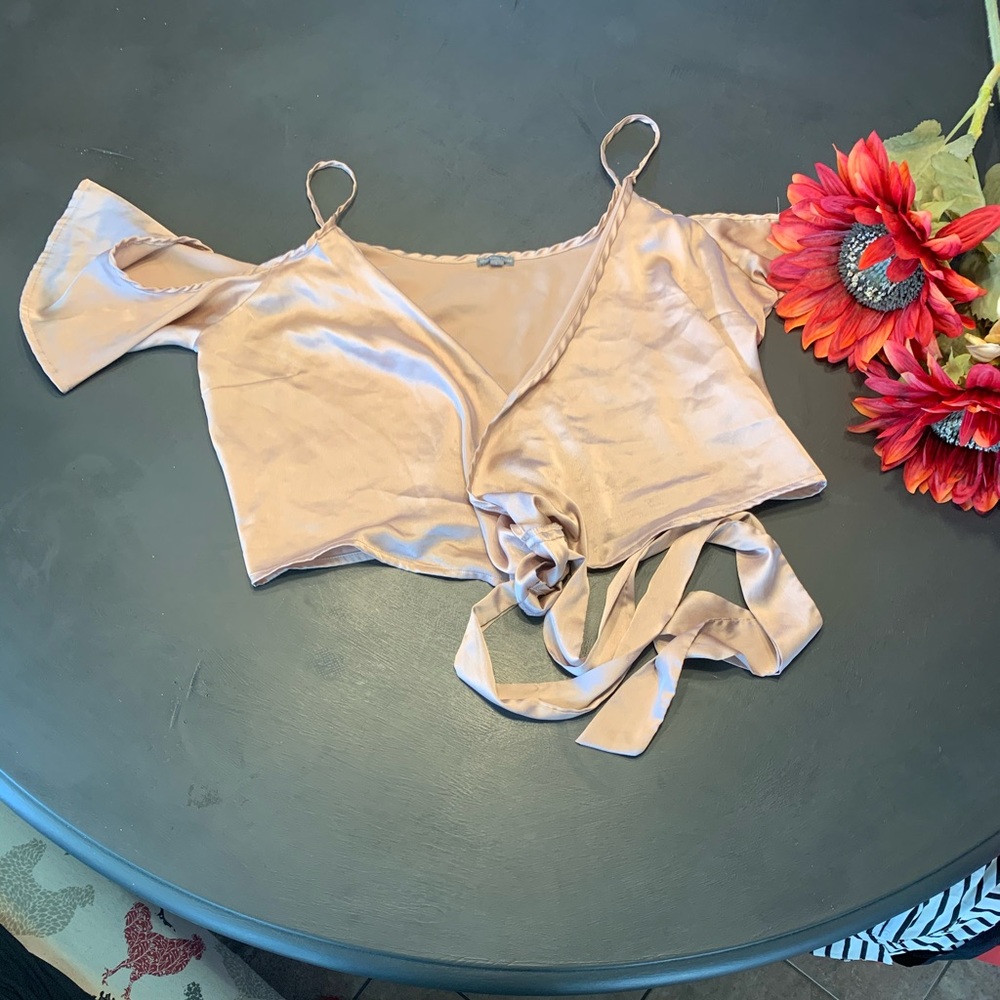 Tie up crop top